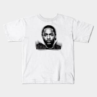 KENDRICK LAMAR - Oil Paint Style Kids T-Shirt